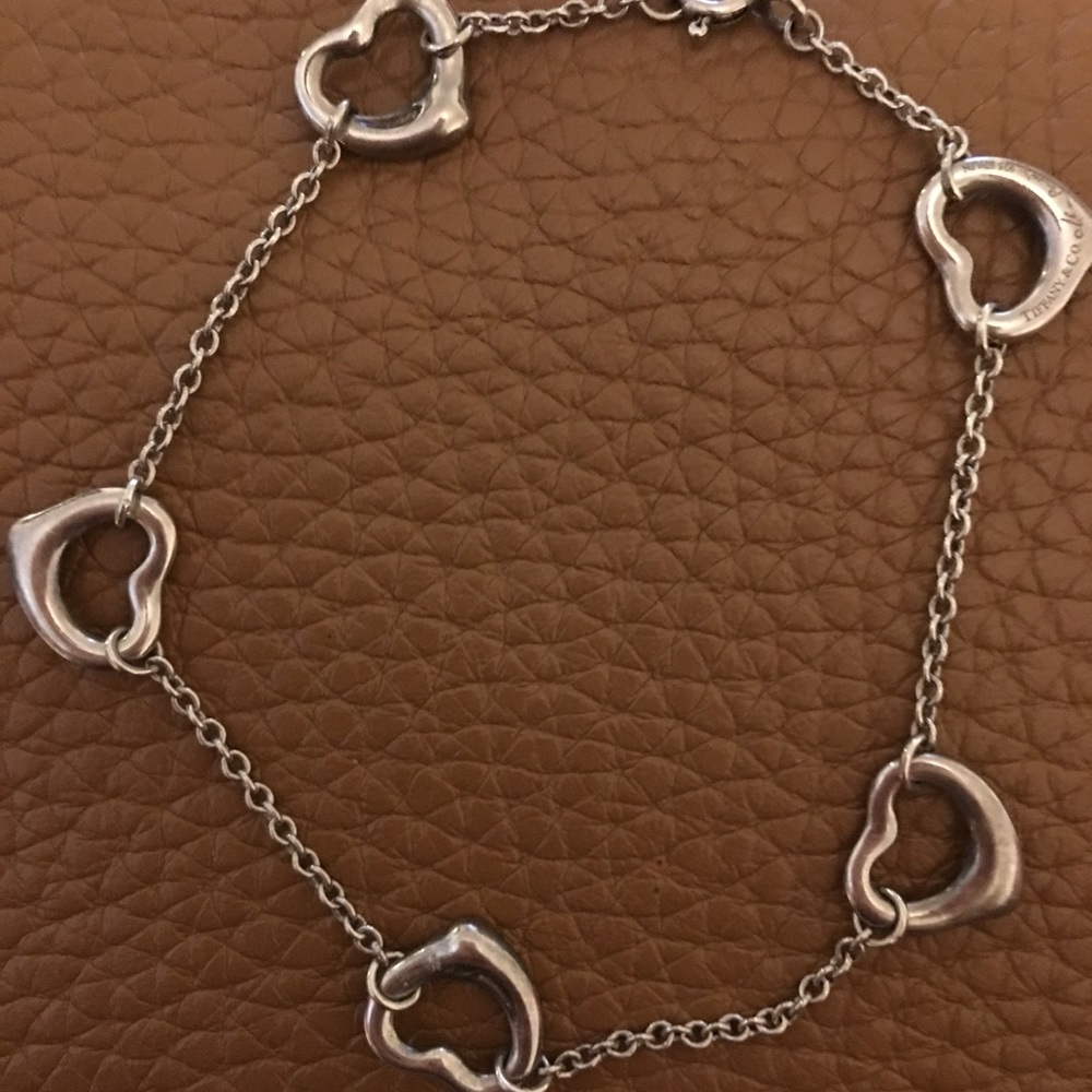 Tiffany & Co. Heart tag charm bracelet